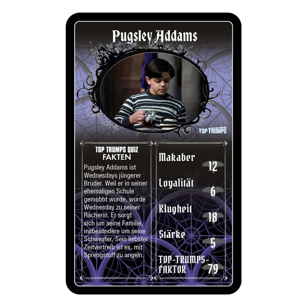 Wednesday Card Game Top Trumps *German Version* - Image 4