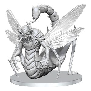 Pathfinder Deep Cuts Unpainted Miniature Derakni (Locust Demon)