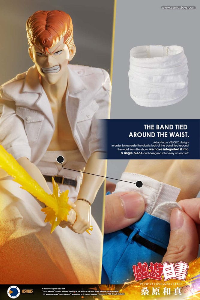 Yu Yu Hakusho Action Figure 1/6 Kazuma Kuwabara 30 cm - Image 22