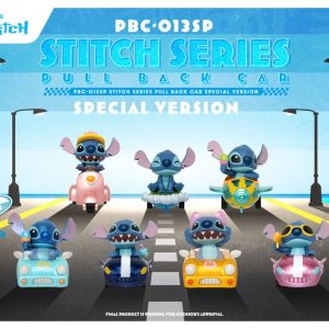 Lilo & Stitch Pull Back Cars Blind Box 6-Pack Special Edition