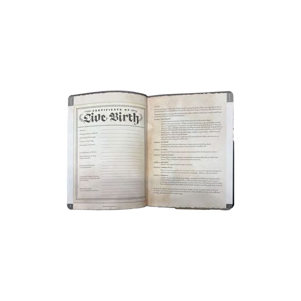 Notebook A5 Player's Journal - Image 2