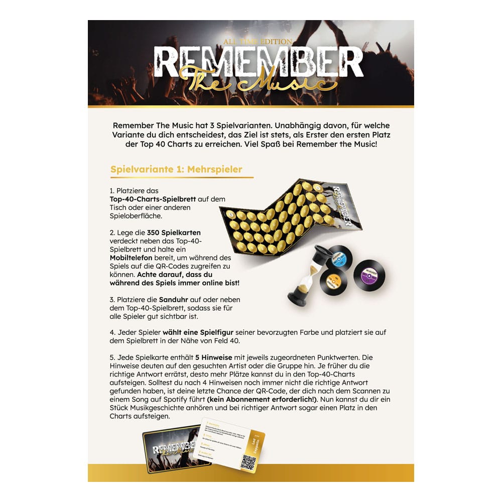 Remember The Music Board Game *German Version* - Image 3