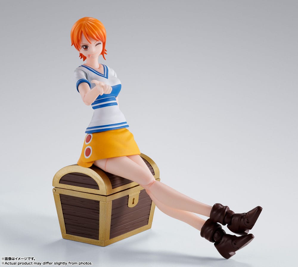 One Piece S.H. Figuarts Action Figure Nami Romance Dawn 14 cm - Image 6