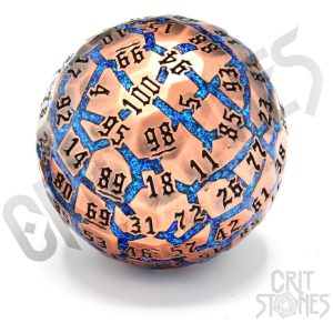 CritStones Metal Dice D100 Hextech Orb