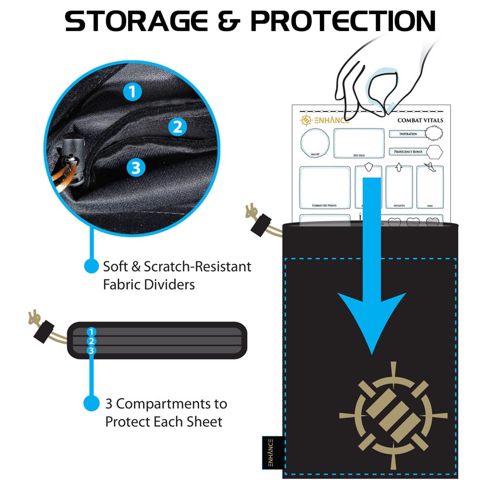 Enhance RPG Series Acrylic Character Sheet Set *English Version* - Image 4