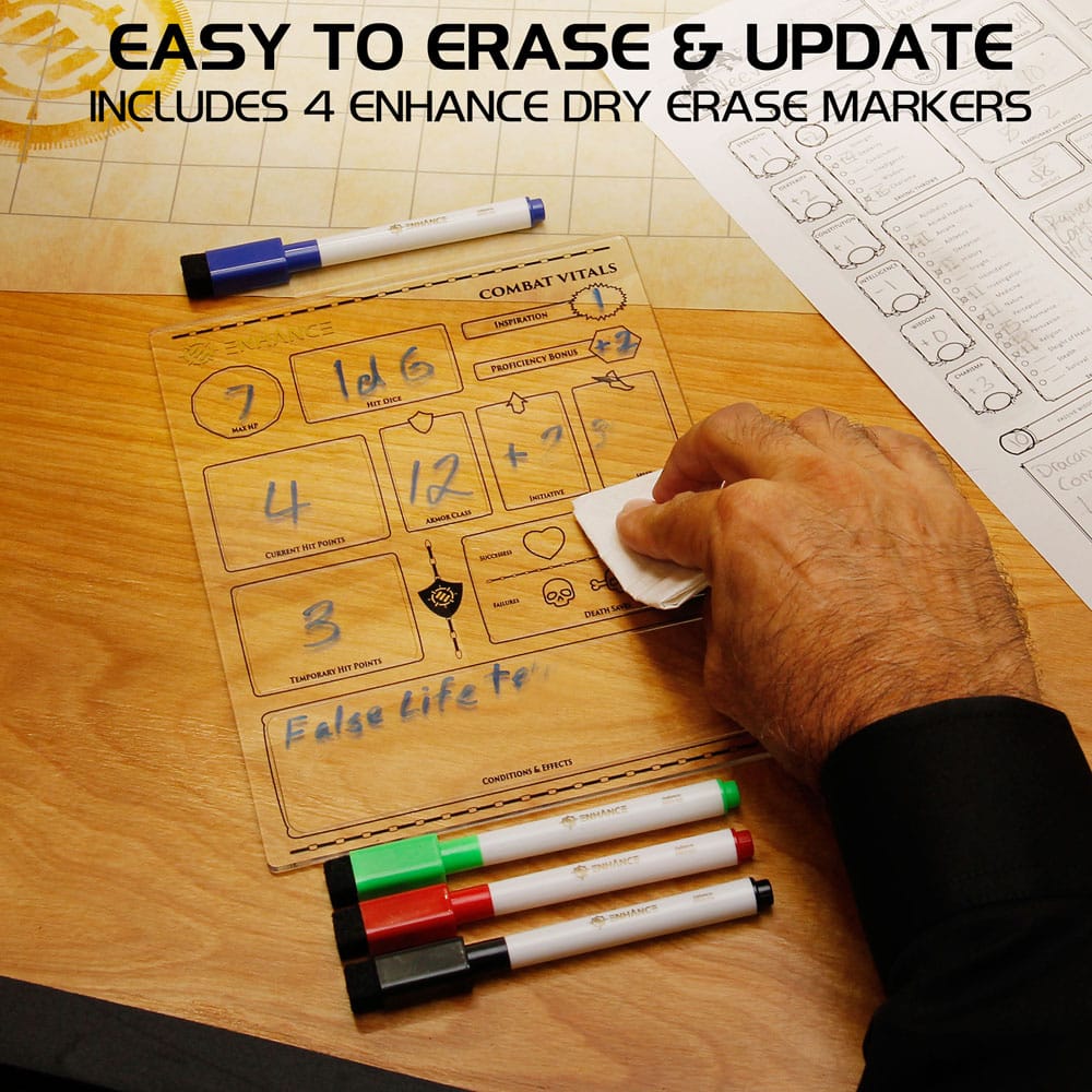 Enhance RPG Series Acrylic Character Sheet Set *English Version* - Image 6