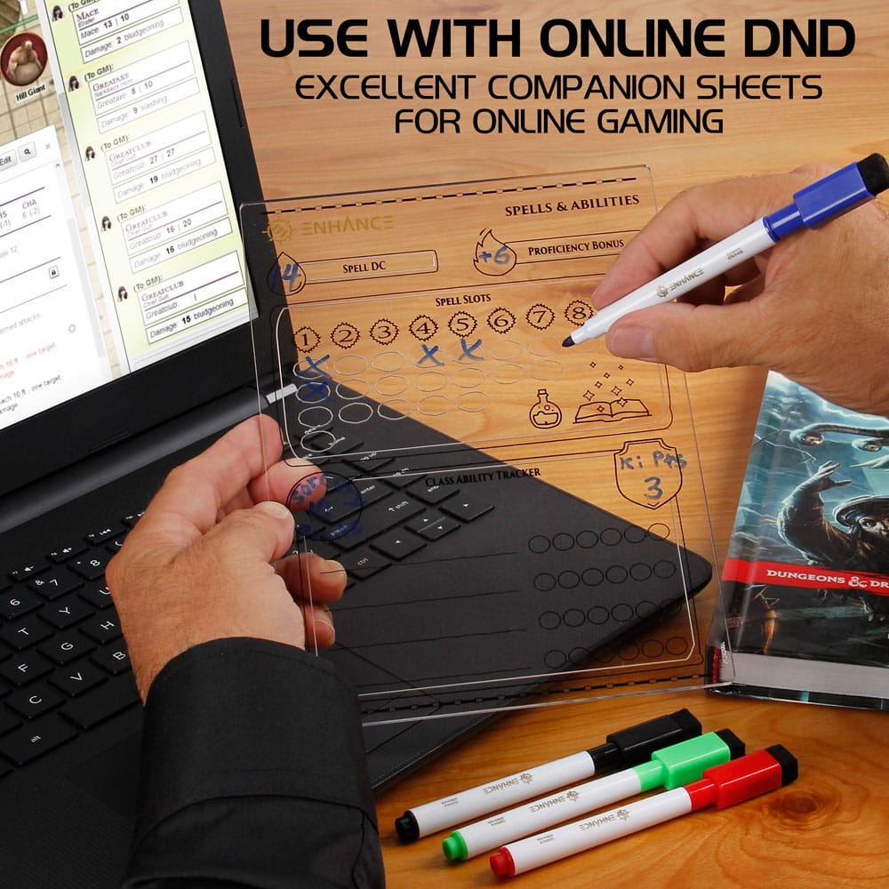 Enhance RPG Series Acrylic Character Sheet Set *English Version* - Image 9