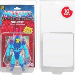 Clamshell PET Protectors 10-Pack for Masters of the Universe Action Figures
