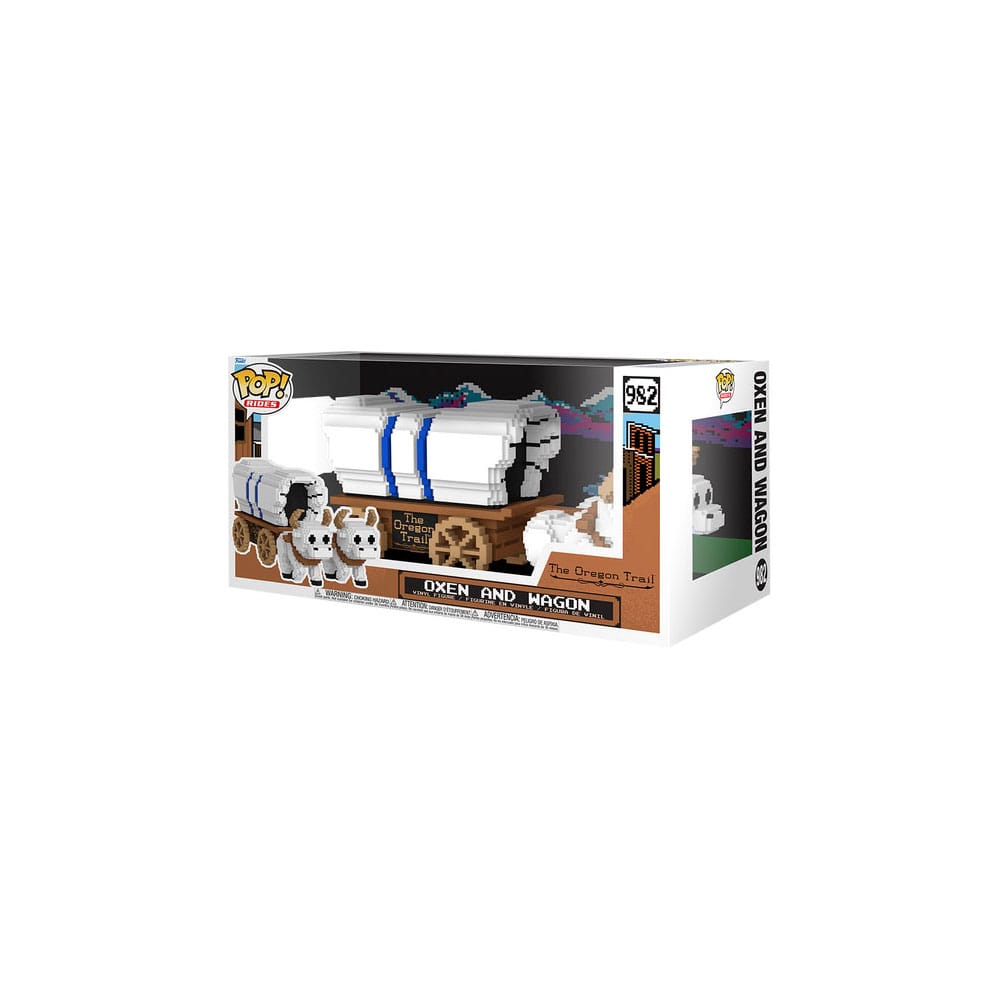 Oregon Trail POP! Rides Super Deluxe Vinyl Figure Ox & Wagon 15 cm - Image 2