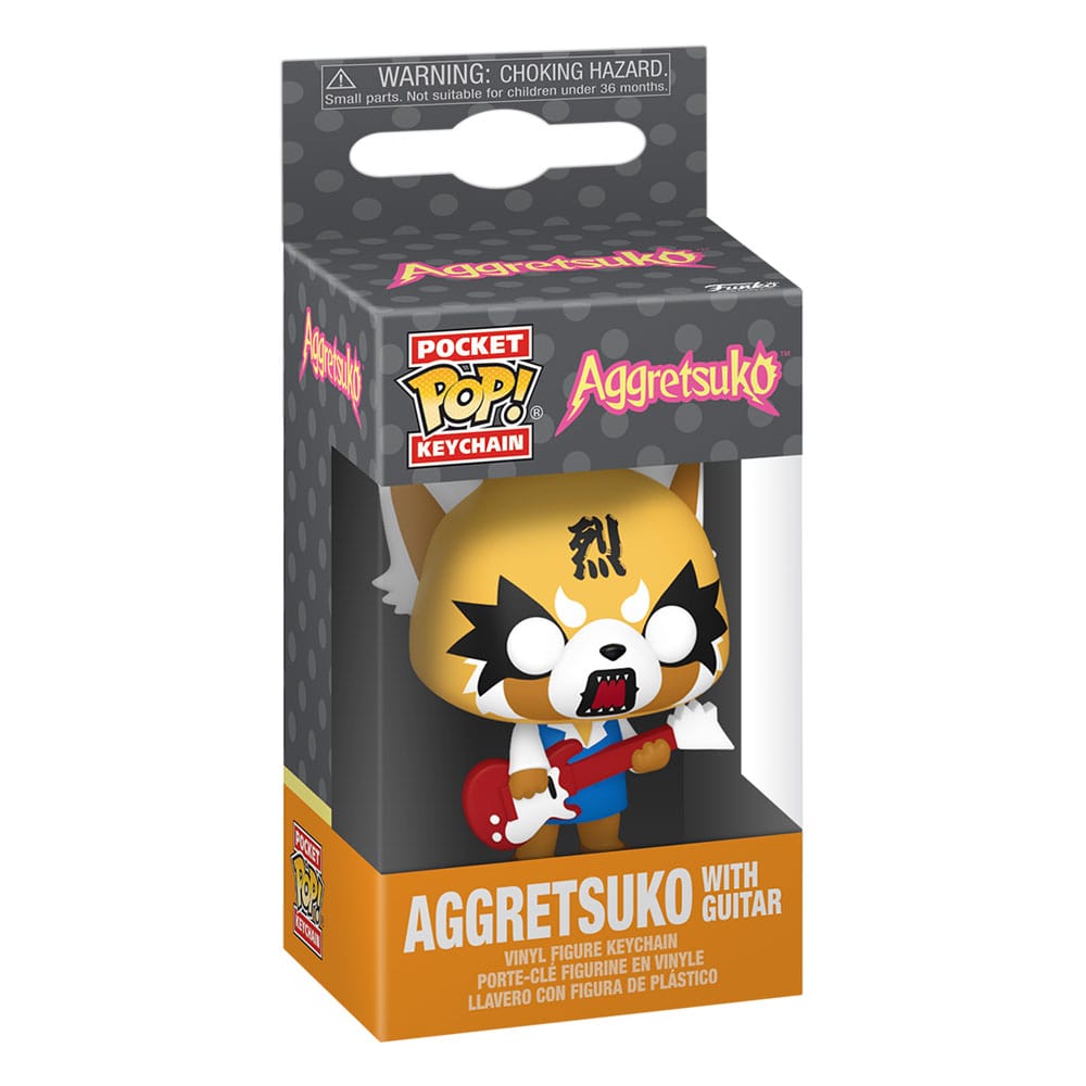 Sanrio POP! Vinyl Keychains 4 cm Aggretsuko w/Guitar Display (12) - Image 2