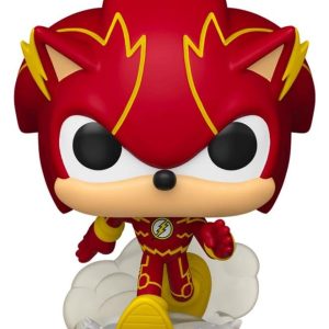 DC x Sonic the Hedgehog POP! Heroes Vinyl Figure Sonic as The Flash 9 cm