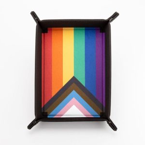 FanRoll Folding Dice Tray Pride Rainbow Flag