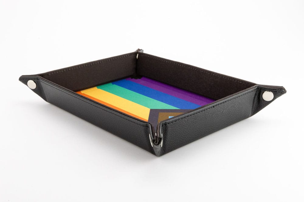 FanRoll Folding Dice Tray Pride Rainbow Flag - Image 2