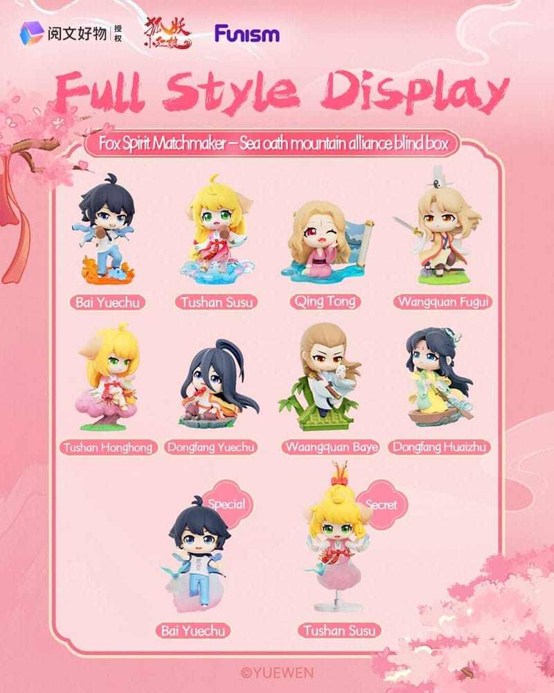 Fox Spirit Matchmaker Blind Box Mini Figures Sea Oath Mountain Alliance 8 cm Display (8) - Image 19