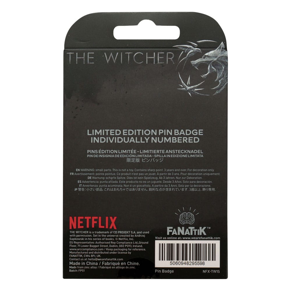 The Witcher Pin Badge Witcher Symbol Limited Edition - Image 2