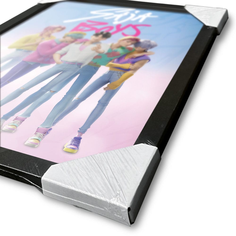 KPop Demon Hunters Collector Print Framed Poster Saja Boys - Image 3