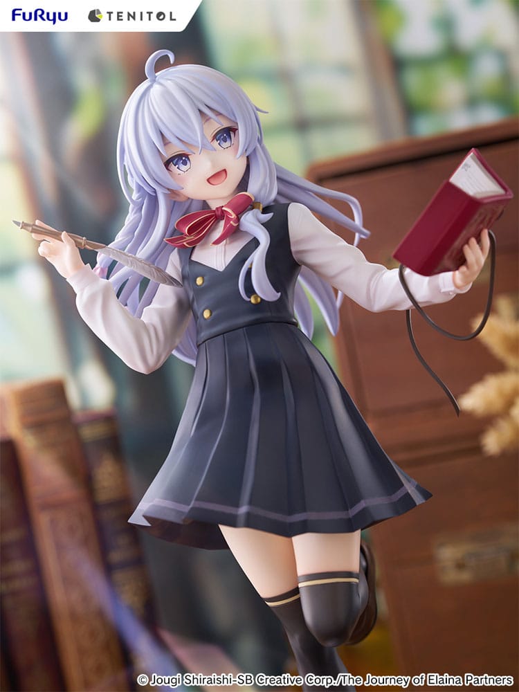 Wandering Witch: The Journey of Elaina Tenitol Tall PVC Statue Elaina School Uniform Ver. 29 cm - Image 7