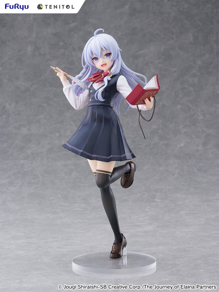 Wandering Witch: The Journey of Elaina Tenitol Tall PVC Statue Elaina School Uniform Ver. 29 cm - Image 10