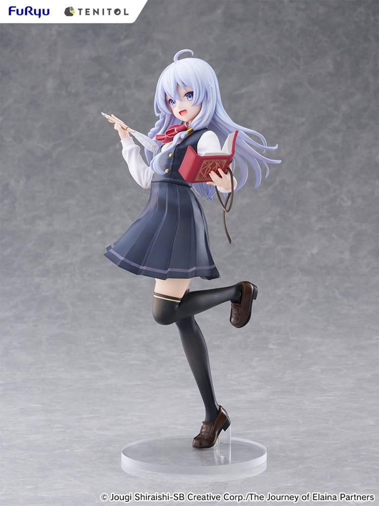 Wandering Witch: The Journey of Elaina Tenitol Tall PVC Statue Elaina School Uniform Ver. 29 cm - Image 11