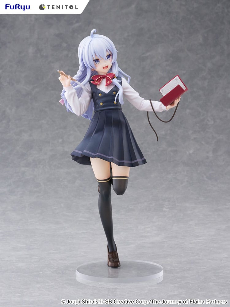 Wandering Witch: The Journey of Elaina Tenitol Tall PVC Statue Elaina School Uniform Ver. 29 cm - Image 12