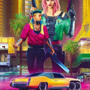 Cyberpunk 2077 Puzzle Kitsch Style (1000 pieces)