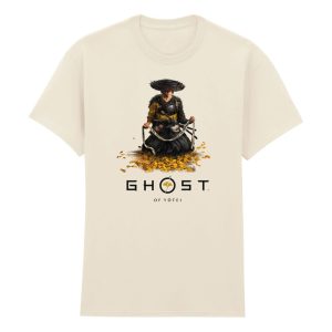 Ghost of Yotei T-Shirt Atsu Kneeling