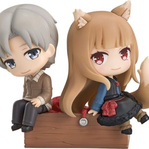 Spice and Wolf: Merchant Meets the Wise Wolf Mini Memory Mini Figure Lawrence & Holo 8 cm