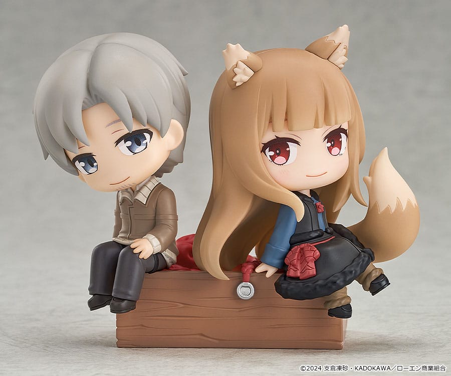 Spice and Wolf: Merchant Meets the Wise Wolf Mini Memory Mini Figure Lawrence & Holo 8 cm - Image 2