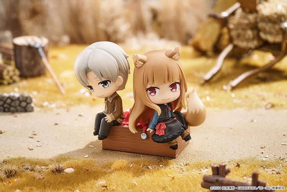 Spice and Wolf: Merchant Meets the Wise Wolf Mini Memory Mini Figure Lawrence & Holo 8 cm - Image 7