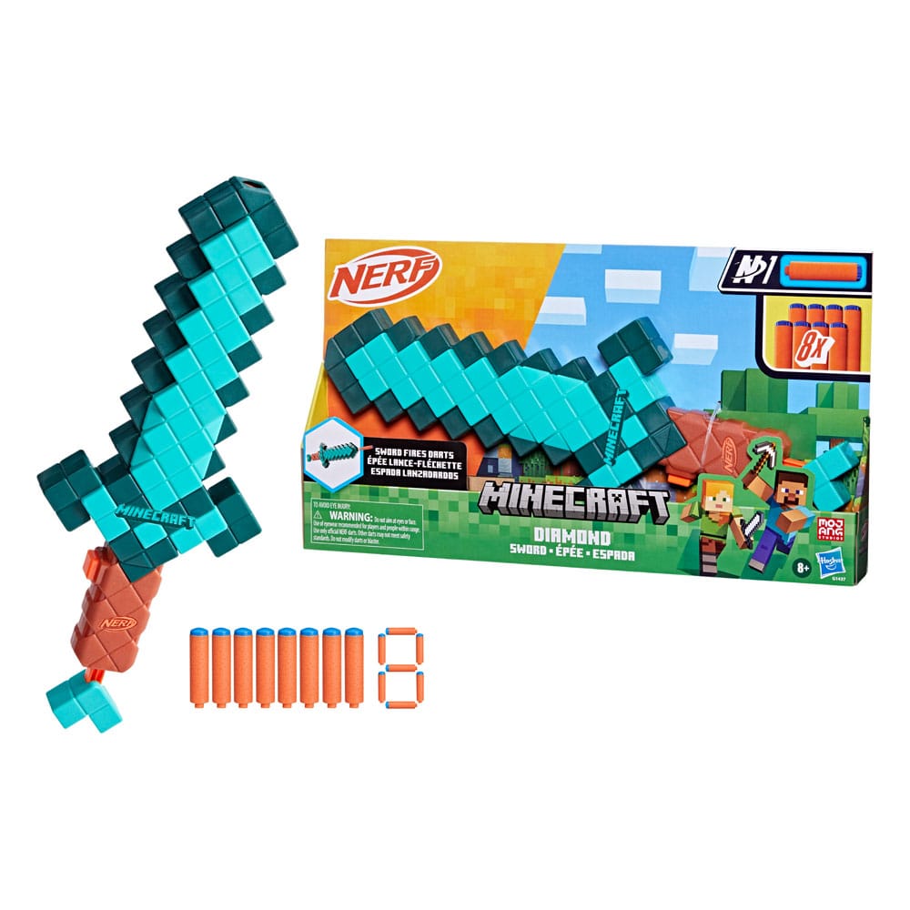 Minecraft NERF Dart-Firing Diamond Sword - Image 2