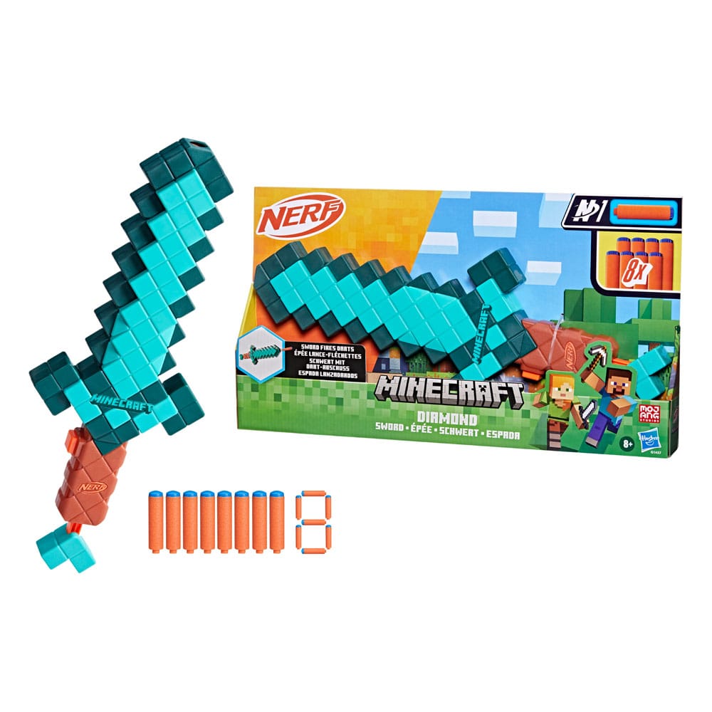 Minecraft NERF Dart-Firing Diamond Sword - Image 6