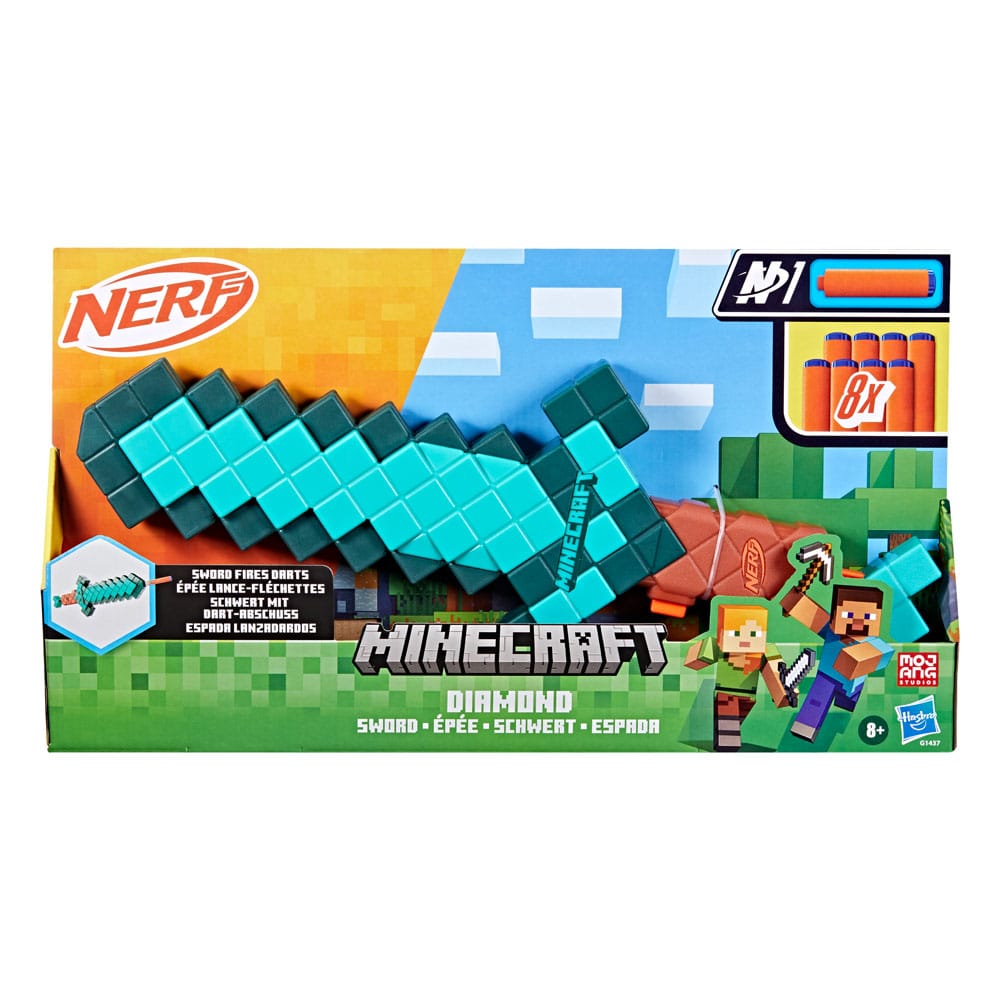 Minecraft NERF Dart-Firing Diamond Sword - Image 7