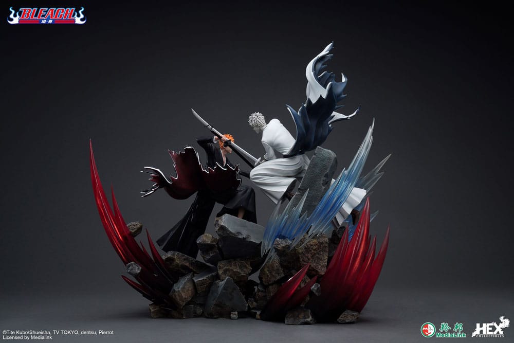 Bleach Elite Dynamic Statue 1/6 Ichigo Kurosaki vs Hollow Ichigo 56 cm - Image 13