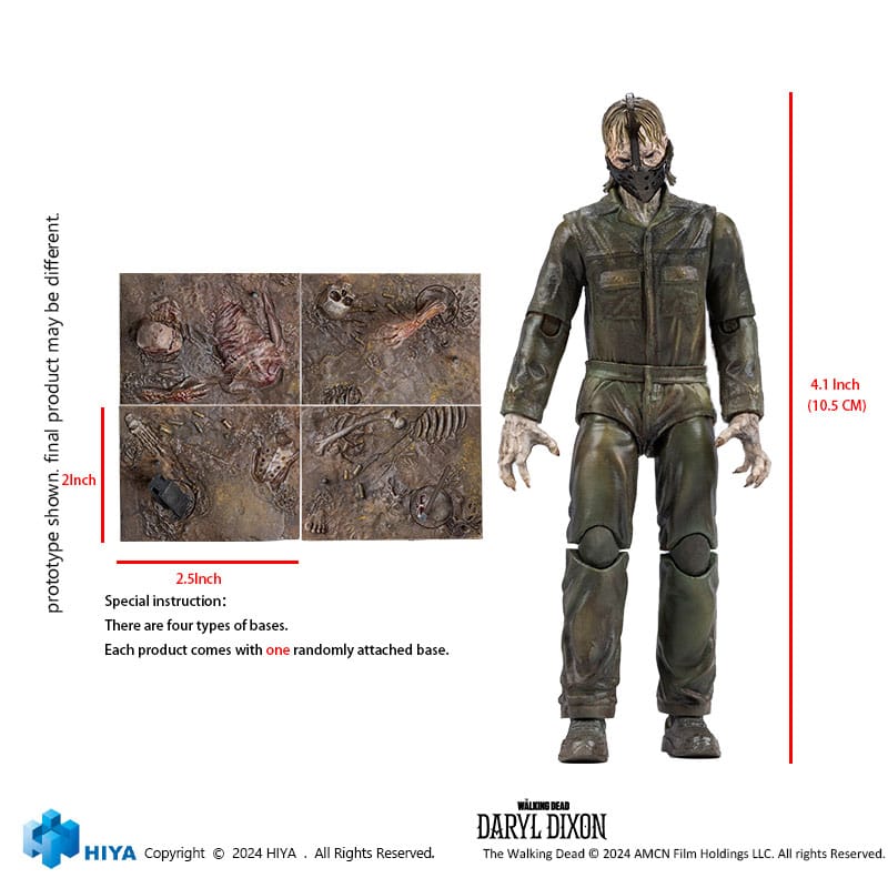 The Walking Dead Exquisite Mini Action Figure 1/18 Daryl Dixon Dark Eyes Walker 11 cm - Image 10