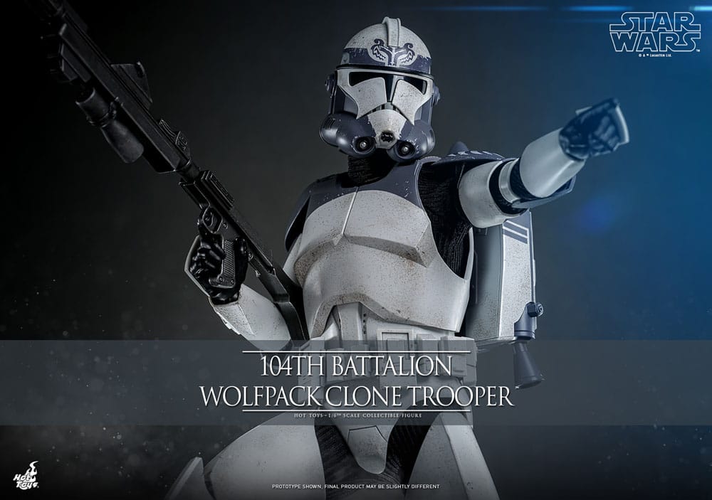 Star Wars The Clone Wars Action Figure 1/6 104th Battalion Wolfpack Clone Trooper 30 cm - Image 2