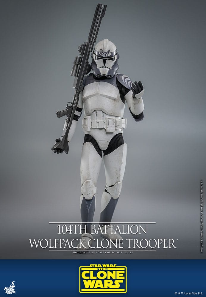 Star Wars The Clone Wars Action Figure 1/6 104th Battalion Wolfpack Clone Trooper 30 cm - Image 3