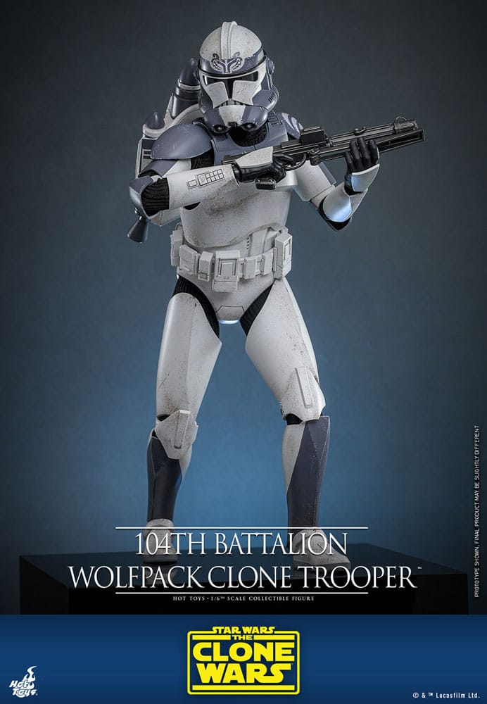 Star Wars The Clone Wars Action Figure 1/6 104th Battalion Wolfpack Clone Trooper 30 cm - Image 7
