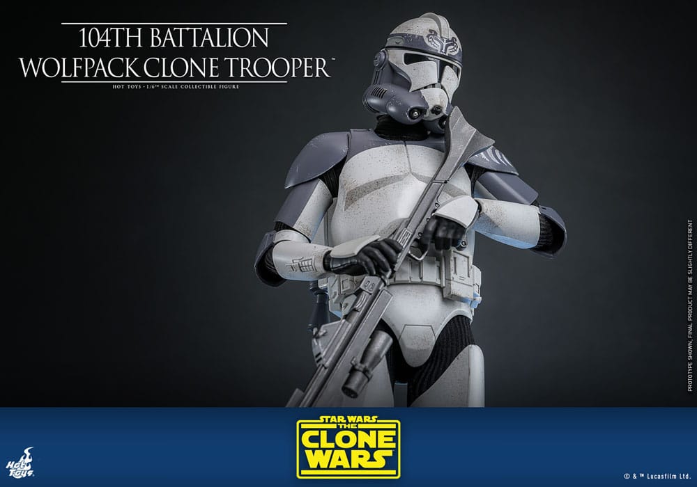 Star Wars The Clone Wars Action Figure 1/6 104th Battalion Wolfpack Clone Trooper 30 cm - Image 9