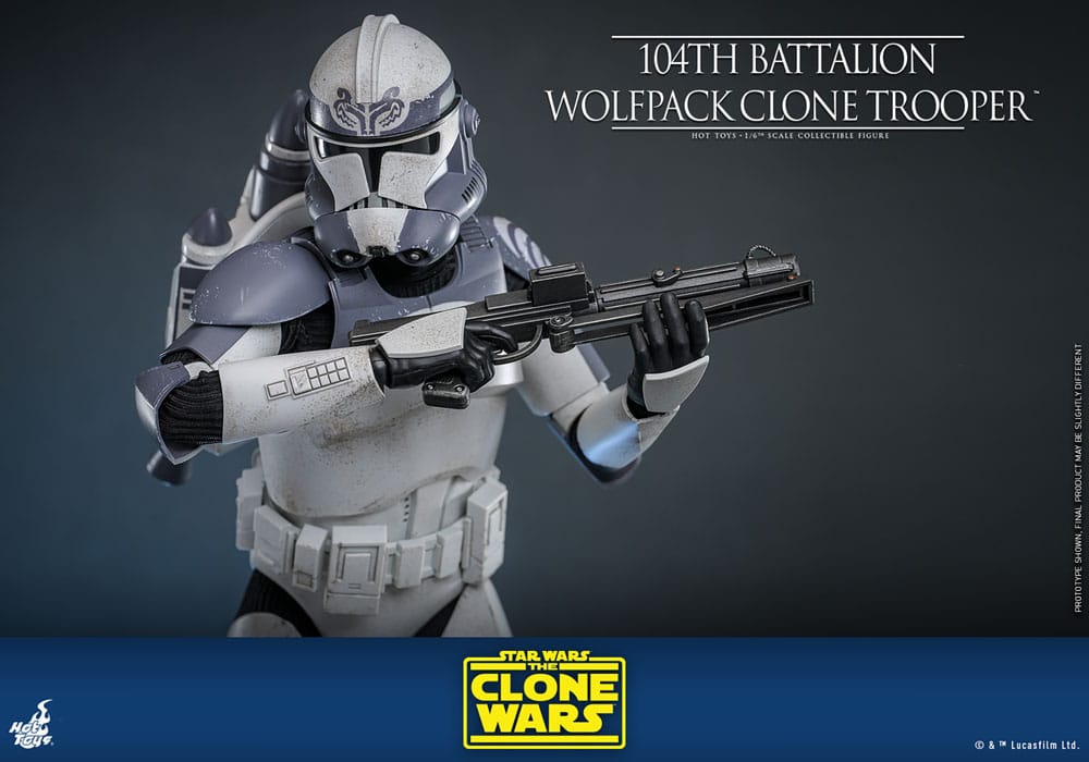 Star Wars The Clone Wars Action Figure 1/6 104th Battalion Wolfpack Clone Trooper 30 cm - Image 10
