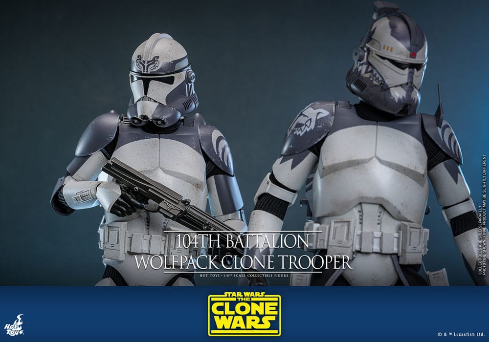 Star Wars The Clone Wars Action Figure 1/6 104th Battalion Wolfpack Clone Trooper 30 cm - Image 12