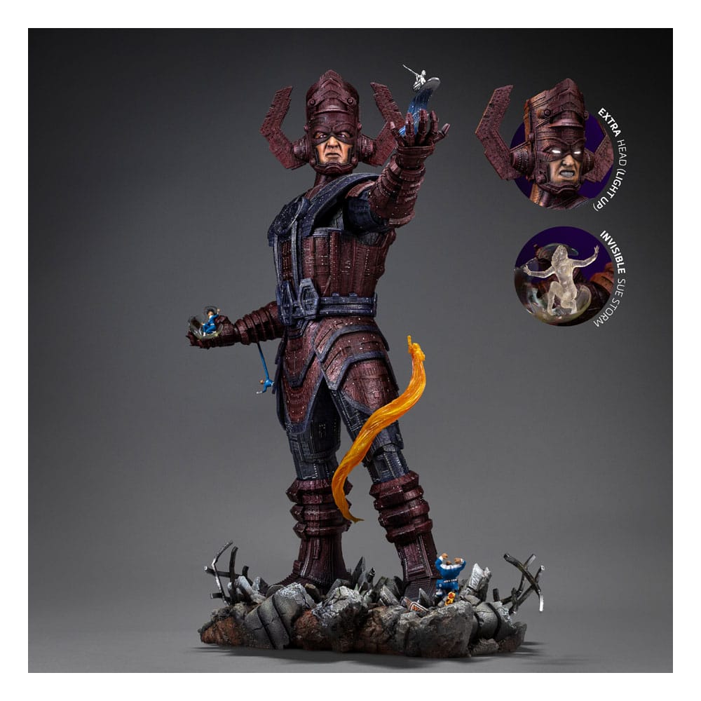 Fantastic Four Demi Art Scale Statue 1/20 Galactus Battle Diorama Deluxe 80 cm - Image 2
