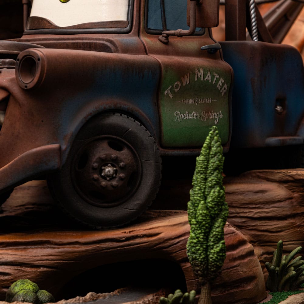 Cars Deluxe Art Scale Statue 1/10 Lightning Mcqueen & Tow Mater 31 cm - Image 5