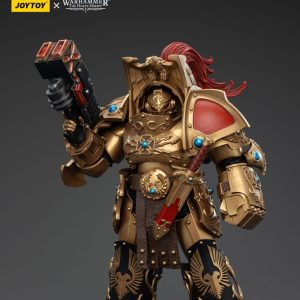 Warhammer The Horus Heresy Action Figure 1/18 Legio Custodes Aquilon Terminator Squad Aquilon with twin-linked Adrathic Destructor 14 cm