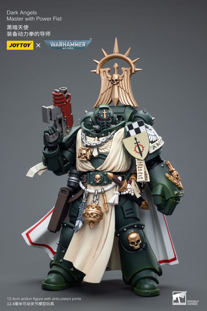 Warhammer 40k Action Figure 1/18 Dark Angels Master with Power Fist 12 cm - Image 4