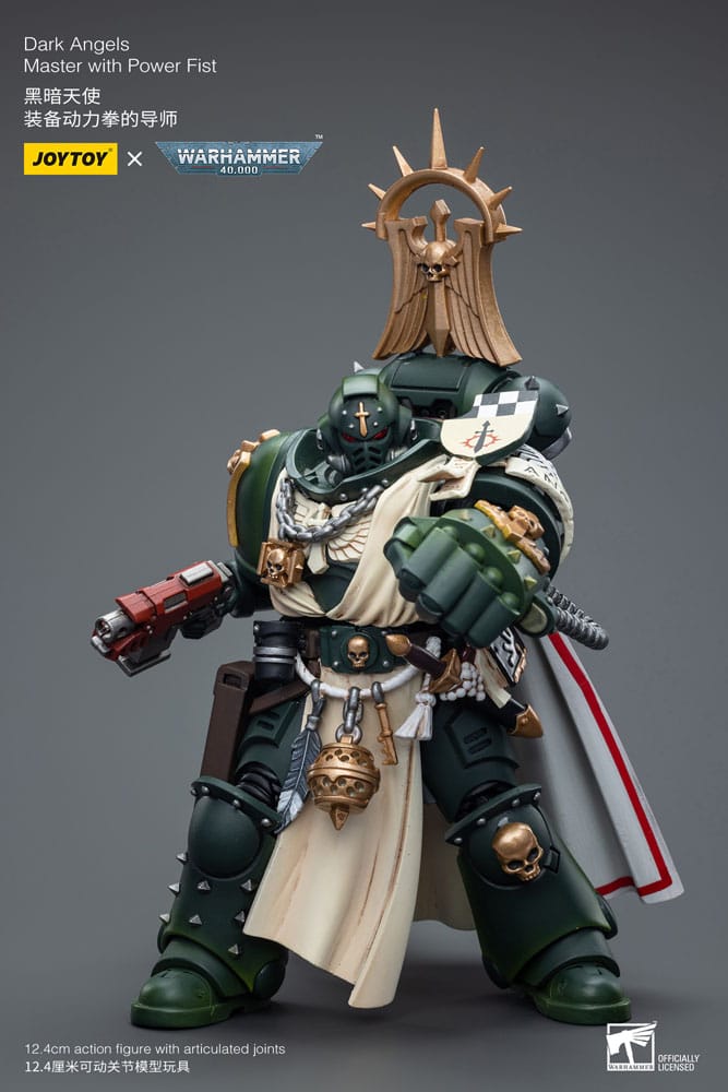 Warhammer 40k Action Figure 1/18 Dark Angels Master with Power Fist 12 cm - Image 5