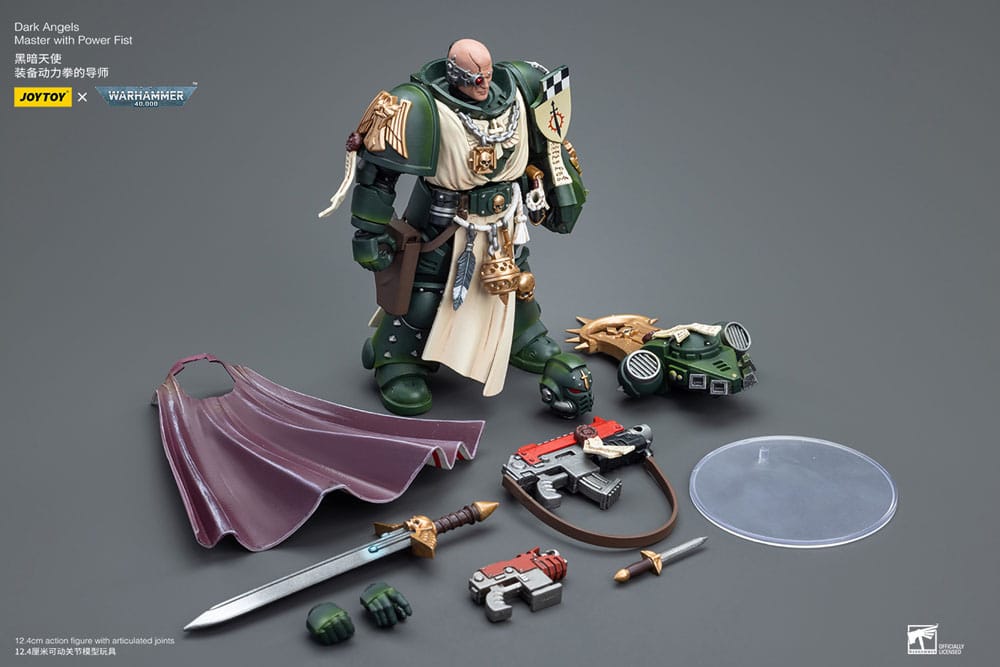 Warhammer 40k Action Figure 1/18 Dark Angels Master with Power Fist 12 cm - Image 9