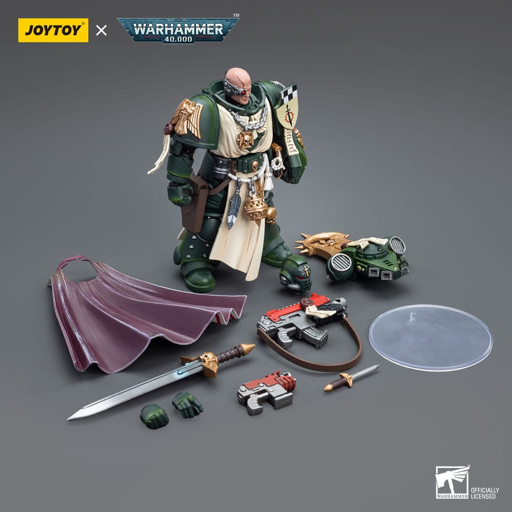 Warhammer 40k Action Figure 1/18 Dark Angels Master with Power Fist 12 cm - Image 14
