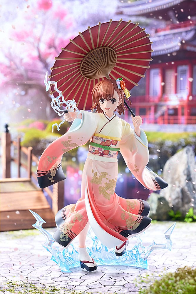A Certain Scientific Railgun T Statue 1/7 Mikoto Misaka Furisode Kimono Ver. 28 cm - Image 2