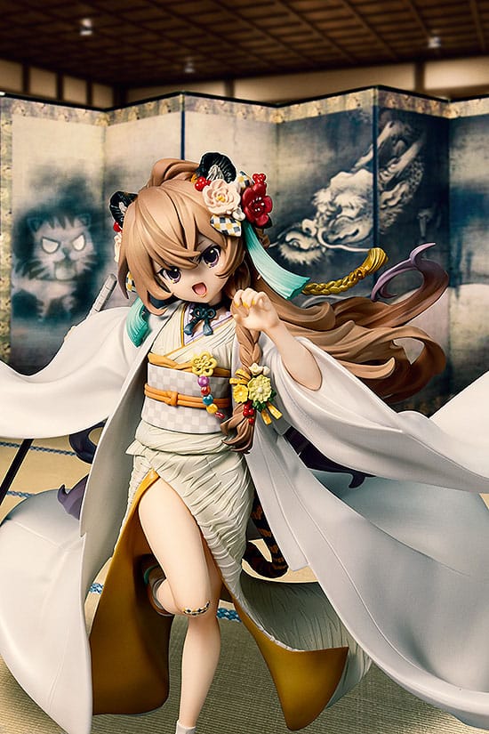 Toradora! PVC Statue Taiga Aisaka: White Kimono Ver. 22 cm - Image 7