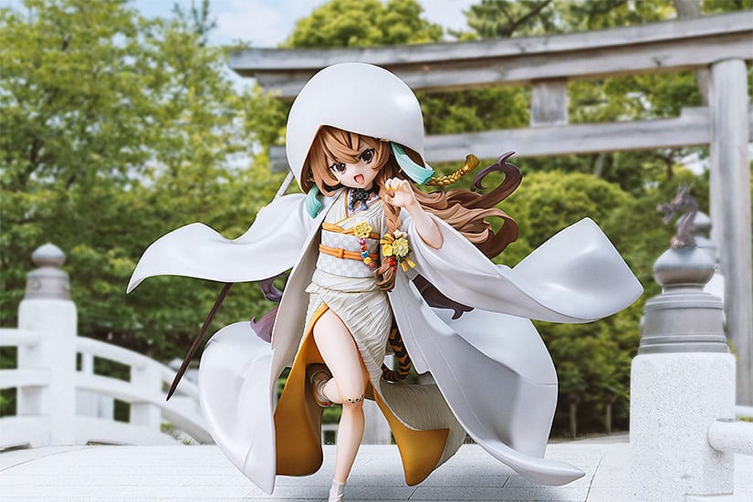 Toradora! PVC Statue Taiga Aisaka: White Kimono Ver. 22 cm - Image 8